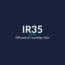 IR35 off-payroll working rules, white text on a navy background