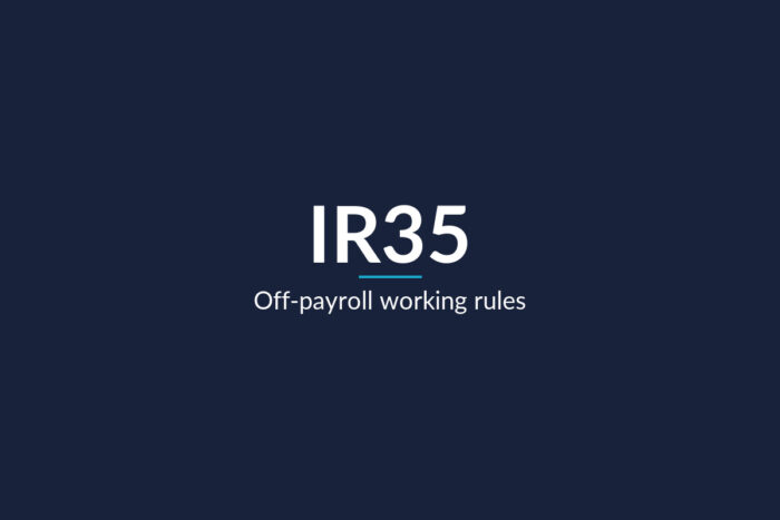 Home - Professional Accounting Services Norwich IR35 off-payroll working rules, white text on a navy background